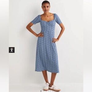 Boden Sweetheart‎ Jersey Midi Dress 6R